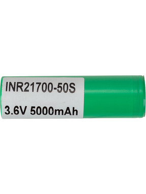 Акумуляторна батарейка PowerPlant 50S 21700 Li-ion 5000mAh 1шт (AA620319)