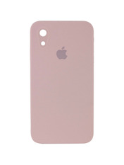 Чохол Silicone Case Square Full Camera для Apple iPhone XR Pink Sand