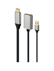 Кабель передачі відео Cablexpert A-HDMIM-DPM-01 HDMI (M) to DisplayPort (M) 2m Black