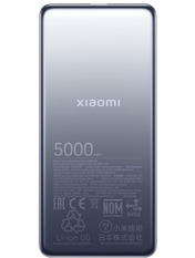 Павербанк Xiaomi Ultra Slim 1xUSB-C + 1xUSB-A 18W 5000mAh Сірий