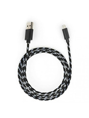 Кабель синхронізації Vinga USB to microUSB Black 1m Black (VCPDCMBN31BK)