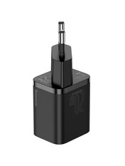 Мережевий зарядний пристрій Baseus Super Si Type-C to Lightning Black 20 (1 USB-C) 20W + кабель Type-C to Lightning Black (TZCCSUP-B01) 1 USB-C