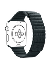 ArmorStandart Leather Loop Apple Watch 38/40/41 mm Синій Midnight Blue (ARM57839)