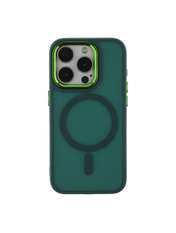 Чохол Space Magnetic Color with Magsafe для Apple iPhone 15 Pro Max Green Green (6928174053)