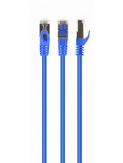 Мережевий патч-корд Cablexpert Cat.6a S/FTP Синій Blue 3 3m Blue (PP6A-LSZHCU-B-3M)