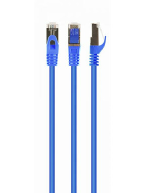 Мережевий патч-корд Cablexpert Cat.6a S/FTP 3m Blue (PP6A-LSZHCU-B-3M)