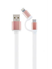 Кабель синхронізації Cablexpert CC-USB2-AM8PmB-1M USB to Lightning 10W 1m Pink (CC-USB2-AM8PmB-1M-PK) Pink