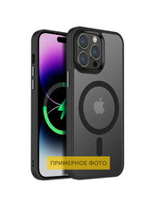 Чохол Metal Buttons with MagSafe Colorful для Apple iPhone 16 Pro Max Black