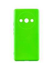 Чохол Silicone Cover Silicone Case Lakshmi Full Camera для Xiaomi Redmi A3 Neon green