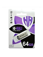 USB накопичувач HI-RALI Fit 64GB Silver (HI-64GBFITSL) 64 ГБ