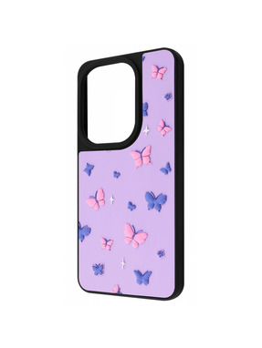 Чохол UAG Copy Doodle Case butterflies для Xiaomi Redmi Note 13 Pro 4G/Poco M6 Pro 4G/Redmi Note 14s Butterflies (6905281734)