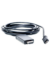 Відео адаптер PowerPlant Micro USB (M) to HDMI (M) Black (KD00AS1239)