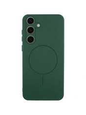 Чохол Silicone Case Lakshmi Full Camera для Samsung Galaxy S25 Edge Dark Green