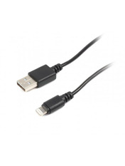Кабель синхронізації Cablexpert USB to Lightning Black 1 12W 1m Black (CC-USB2-AMLM-1M)