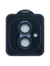 Захисне скло інше Camera METAL для iPhone 16 / 16 Plus глянсове Blue