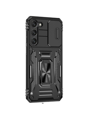 Чохол Camshield Army Ring для Samsung Galaxy S906 S22+ Black (6951023987)