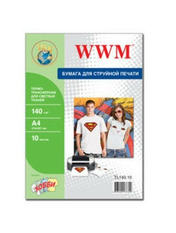 Папір Кольоровий WWM TL140.10 A4 10 арк., щільність 140 г/м2
