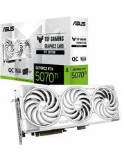 Asus NVIDIA RTX 5070 Ti TUF Gaming BTF White OC 16GB/GDDR7 (256bit) (TUF-RTX5070TI-O16G-BTF-WHITE)