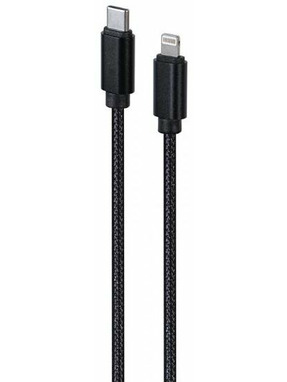 Кабель синхронізації Cablexpert Type-C to Lightning 20W 1,8m Black (CCDB-mUSB2B-CMLM-6)
