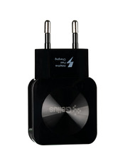 Мережевий зарядний пристрій Gelius GU-HC02 (1 USB-A) 10,5W + кабель Lightning Black (91047)
