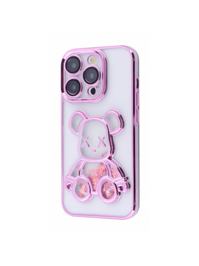 Чохол Shining Bear Case для Apple iPhone 15 Pro Rose Gold (6947281053)