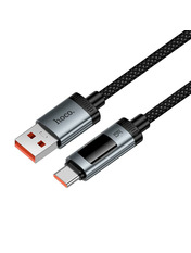 Кабель синхронізації Hoco U148 Lord USB to Type-C Ні 1,2 Black 100W 1,2m Black