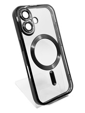 Чохол BeCover Chrome Case для Apple iPhone 16 Plus Black (712075) Black