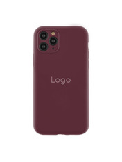 Чохол Silicone Case Full Size with Frame для Apple iPhone 11 Pro Max Maroon Maroon (6915730248)