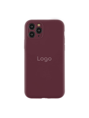 Чохол Silicone Case Full Size with Frame для Apple iPhone 11 Pro Max Maroon (6915730248)