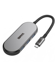 USB-хаб ArmorStandart 7 in 1 Type-C 3xUSB 3.0 + 1xType-C + 1xHDMI + SD + TF (3xUSB 3.0 + 1xType-C + 1xHDMI + SD + TF) Grey (ARM69366) Grey