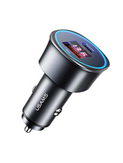 Автомобільний зарядний пристрій Usams US-CC146 18W 1 USB-A + 1 USB-C Black Відсутній 1 USB-A + 1 USB-C Black (US-CC146)