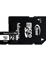 Карта пам'яті Team microSDXC 128GB UHS-I U3 + SD-adapter UHS-I U3 128 ГБ Так