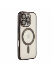 Чохол TPU Metallic Chrome для Apple iPhone 16 Pro Max Black