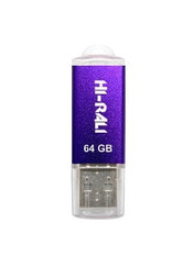 USB накопичувач HI-RALI Rocket Violet 64 ГБ USB 2.0 64GB Violet (HI-64GBVCVI)