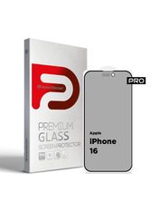 Захисне скло ArmorStandart Pro для Apple iPhone 16 Black антишпигун/матове (ARM79397)