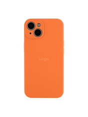 Чохол Silicone Case Full Size with Frame для Apple iPhone 14 Kumquat Kumquat (6941805372)