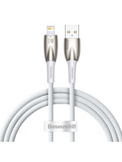 Кабель синхронізації Baseus Glimmer USB to Lightning White 12W 1m White (CADH000202)