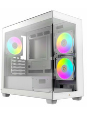 Корпус Ocypus Gamma C52 ARGB Tempered Glass Mini-Tower Без БЖ Mini-Tower White (GAMMA-C52-WHD300XX-GL)