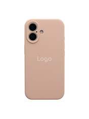 Чохол Silicone Case Full Size with Frame для Apple iPhone 16 Pink Sand Pink Sand (6903715824)