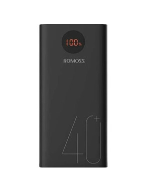 Павербанк Romoss PEA40 1xUSB-C + 2xUSB-A 22,5W 40000mAh Black (PEA40-152-2111H)