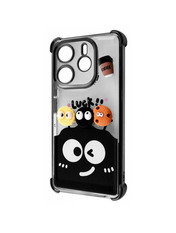 Чохол Wave Winkie для Xiaomi Redmi Note 14 5G Black/Splash Black/Splash (6941720835)
