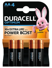 Батарейка Duracell Optimum AA Alkaline 4шт (5015595)
