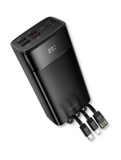 Павербанк Hoco DB89B Element 2xUSB-C + 3xUSB-A 22.5 Black 30000 22,5W 30000mAh Black