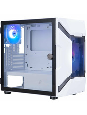 Корпус 1stPlayer D3-A-WH-1F7-14-W-1F7-W Mini-Tower White (D3-A-WH-1F7-14-W-1F7-W)