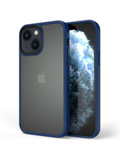 Чохол Metal Buttons для Apple iPhone 13 Mini Blue