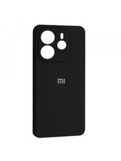 Чохол Silicone Case Full Aquarelle для Xiaomi Redmi Note 14 4G Global version Black
