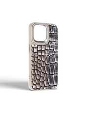 Чохол Harder Snake Pattern для Apple iPhone 14 Pro Max Grey