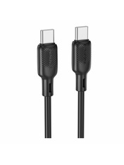 Кабель синхронізації Borofone BX113 Silicone Type-C to Type-C 60W 2m Black Ні Black 2