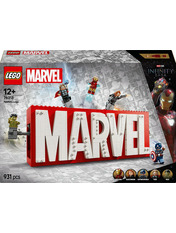 Lego Super Heroes Логотип і мініфігурки MARVEL 931 деталь (76313) Конструктори