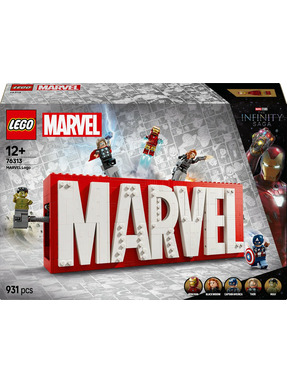 Lego Super Heroes Логотип і мініфігурки MARVEL 931 деталь (76313)